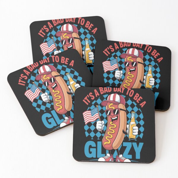 Item preview, It's A Bad Day To Be A Glizzy 4th Of July Hot Dog designed and sold by StuffNestie.