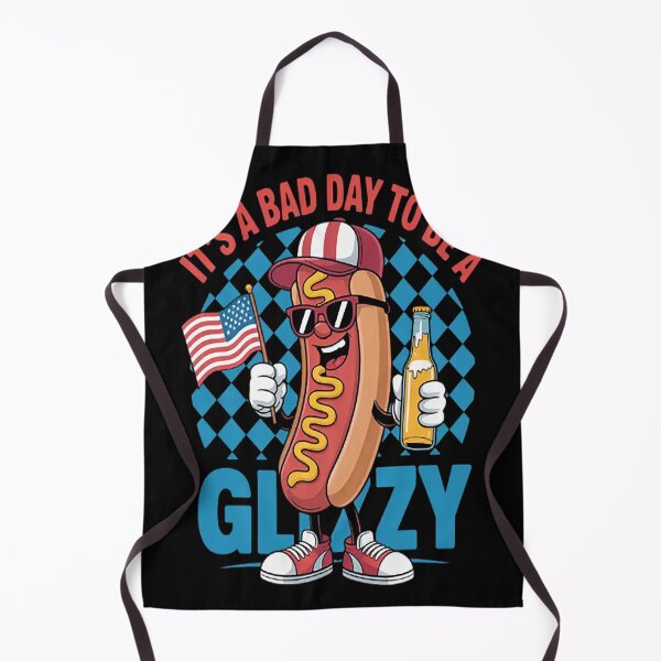 Item preview, It's A Bad Day To Be A Glizzy 4th Of July Hot Dog designed and sold by StuffNestie.