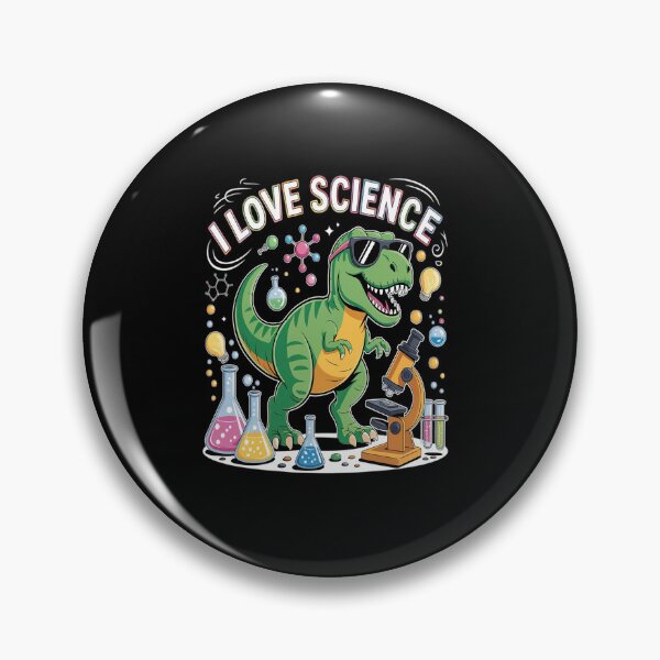 Item preview, I Love Science Dinosaur T-rex Funny kids Chemistry designed and sold by KonopikaaArt.