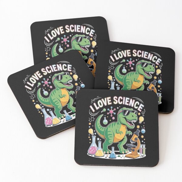 Item preview, I Love Science Dinosaur T-rex Funny kids Chemistry designed and sold by KonopikaaArt.
