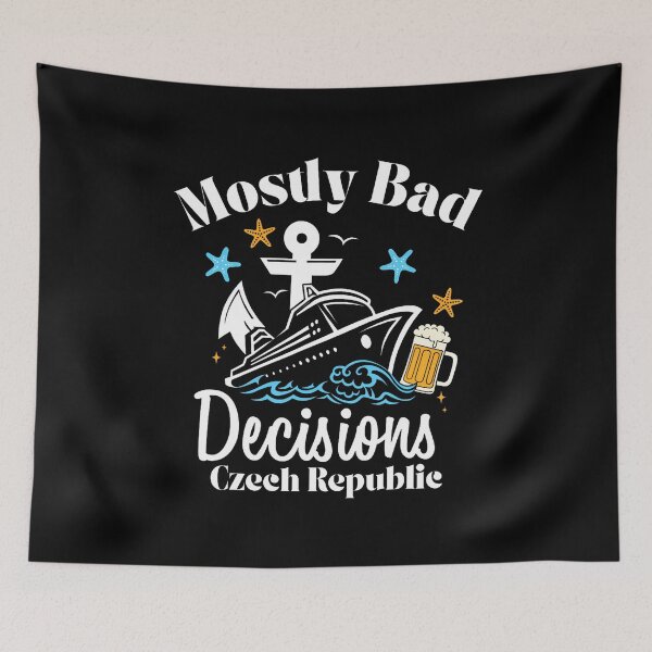 Item preview, Mostly Bad Decisions Czech Republic Spring Break designed and sold by EricaMaude1.
