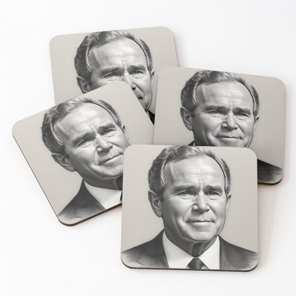 Item preview, George W. Bush designed and sold by WorldofCharcoal.