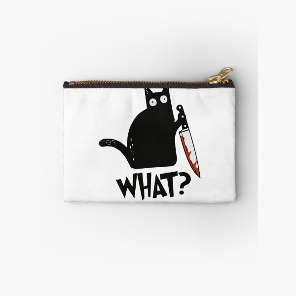 Item preview,  Cat What Murderous Black Cat With Knife designed and sold by stufftyreese25.