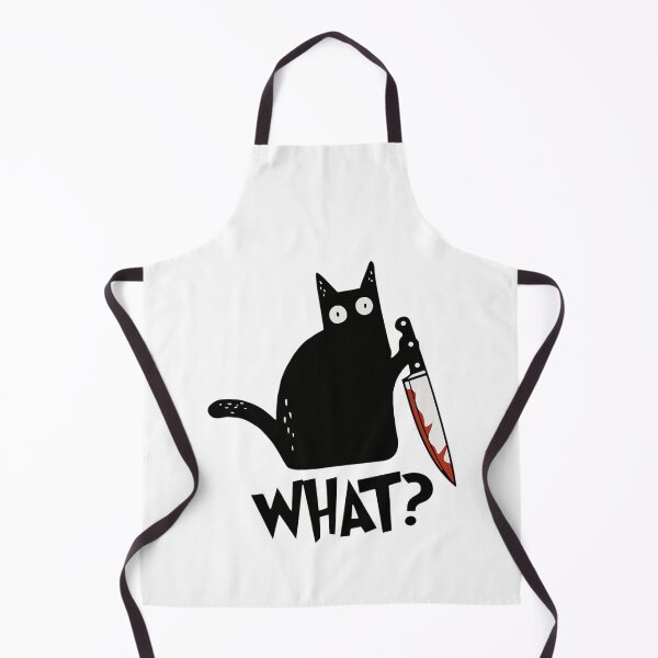 Item preview, Cat What Murderous Black Cat With Knife designed and sold by stufftyreese25.