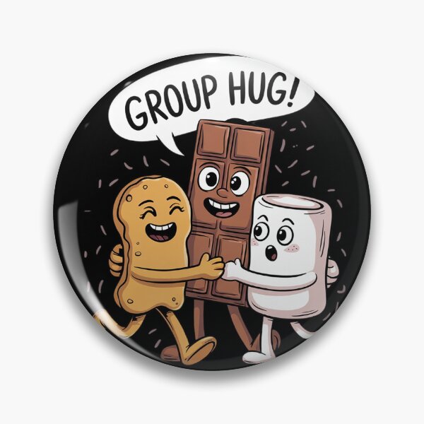 Item preview, Funny Camping Group Hug S'mores Marshmallow  designed and sold by VerseFarm.