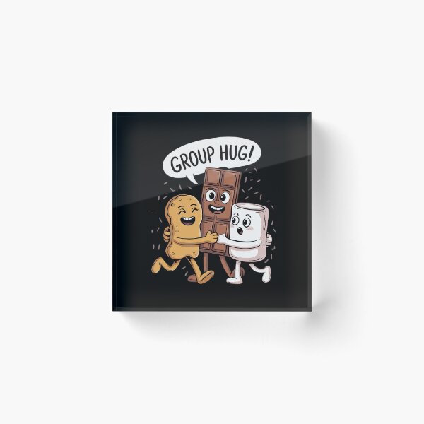 Item preview, Funny Camping Group Hug S'mores Marshmallow  designed and sold by VerseFarm.