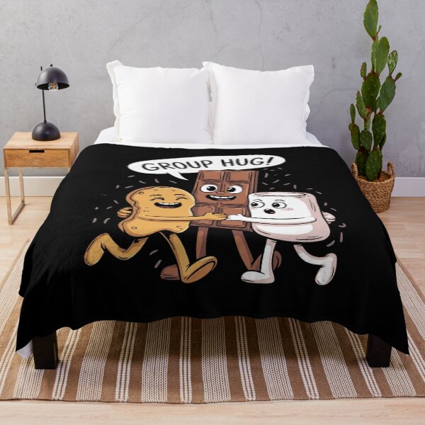 Item preview, Funny Camping Group Hug S'mores Marshmallow designed and sold by VerseFarm.