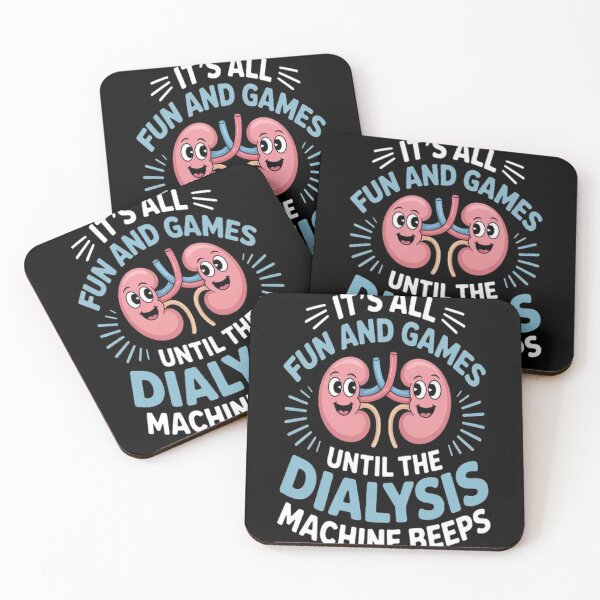 Item preview, It's All Fun And Games Until The Dialysis Machine Nurse designed and sold by StuffNestie.