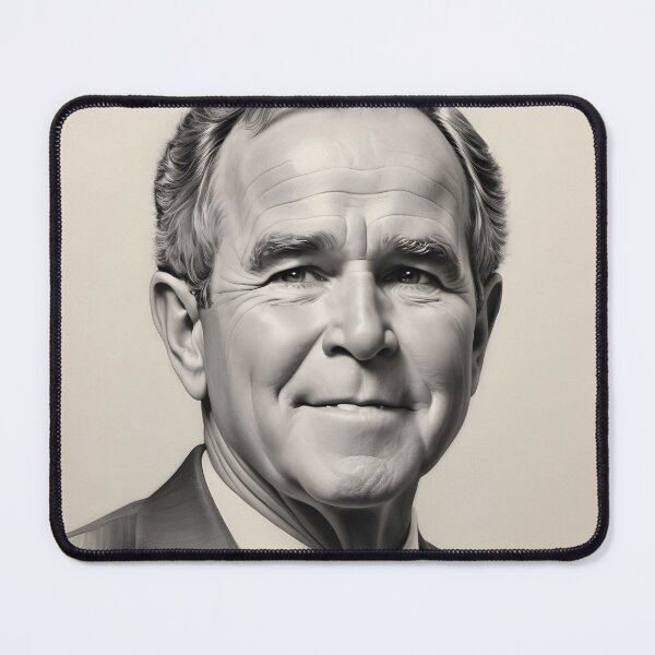 Item preview, George W. Bush designed and sold by WorldofCharcoal.