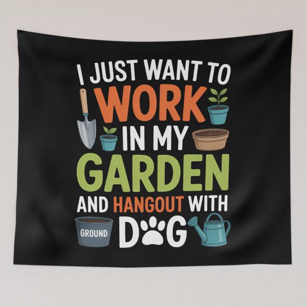 Item preview, Gardening Dog Lovers Gardener Garden Pet Plants designed and sold by RipleMalphite.
