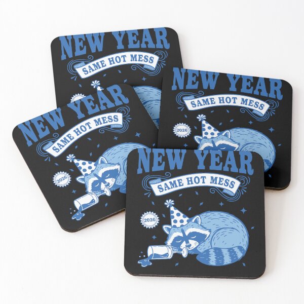 Item preview, New Year Same Hot Mess 2026 Party Design designed and sold by LuminOrb.