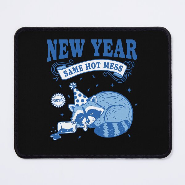 Item preview, New Year Same Hot Mess 2026 Party Design designed and sold by LuminOrb.