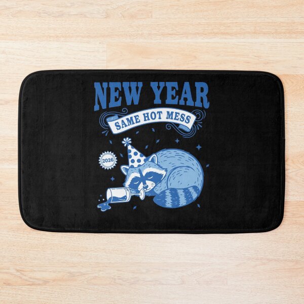 Item preview, New Year Same Hot Mess 2026 Party Design designed and sold by LuminOrb.