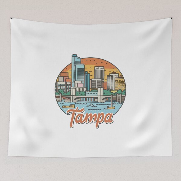 Item preview, Cityscape Serenity: Tampa Twilight designed and sold by CircinusStore.