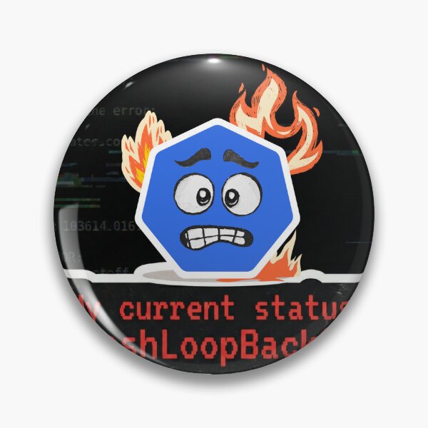 Item preview, "Mental Health" Status – CrashLoopBackOff designed and sold by cookieandcode.