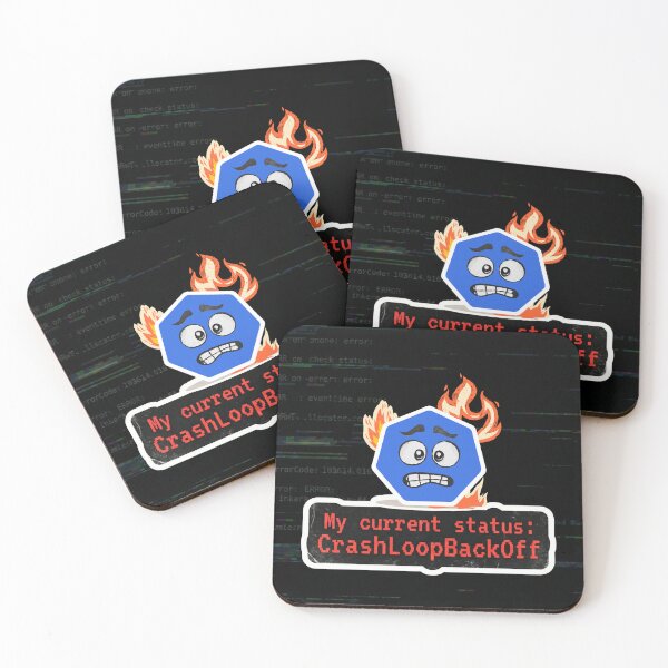 Item preview, "Mental Health" Status – CrashLoopBackOff designed and sold by cookieandcode.