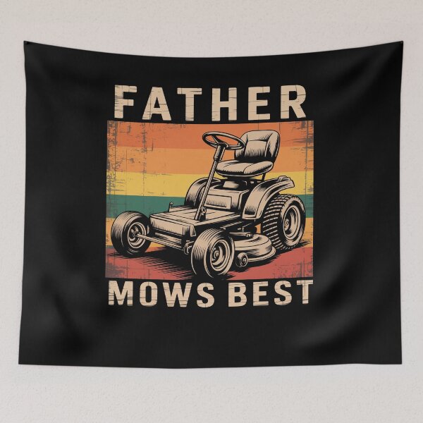 Item preview, Father Mows Best Father'S Day designed and sold by RayhendersonArt.