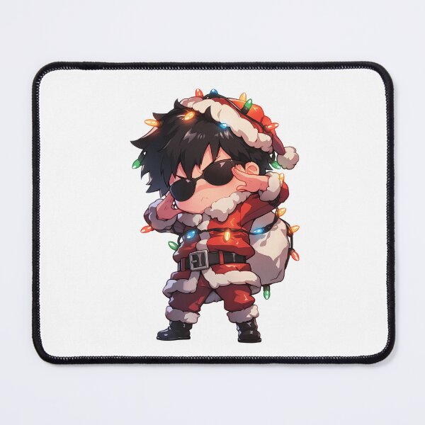 Item preview, Hiro Darling In The Franxx Christmas Anime Santa Lights Chibi Red Festive designed and sold by TorbenKuhano.
