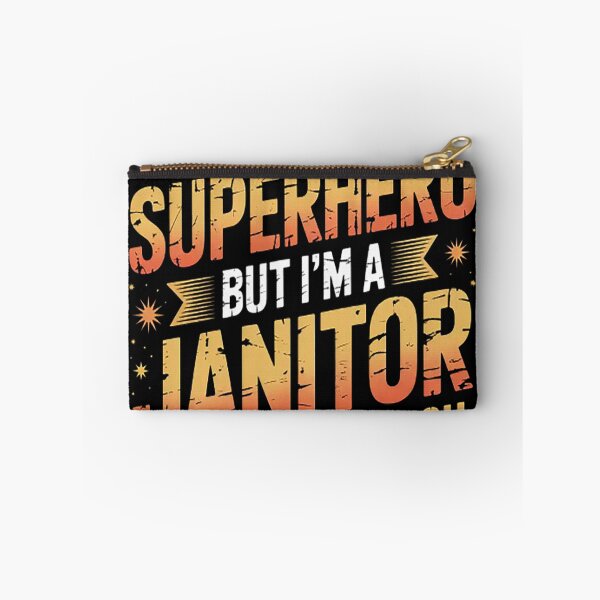 Item preview, Janitor Not A Superhero but A Janitor  designed and sold by StuffNestie.