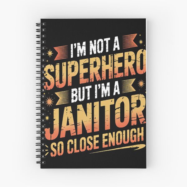 Item preview, Janitor Not A Superhero but A Janitor  designed and sold by StuffNestie.
