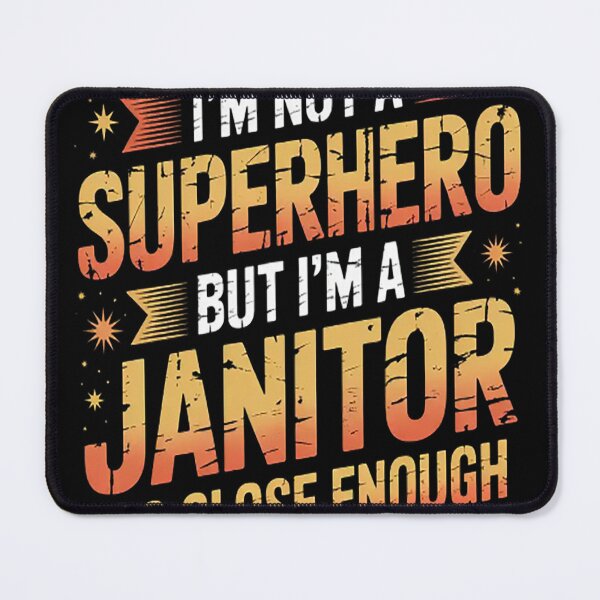 Item preview, Janitor Not A Superhero but A Janitor  designed and sold by StuffNestie.