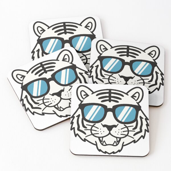 Item preview, Cool tiger with Sunglasses – Funny tiger Head Cartoon designed and sold by holywarter.