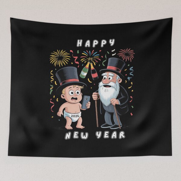 Item preview, Happy New Year designed and sold by mirciashop.