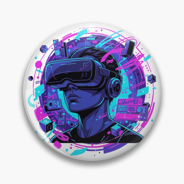 Item preview, Neon Reality: Cyberpunk Vision Headset Immersion designed and sold by MartinxMarie.
