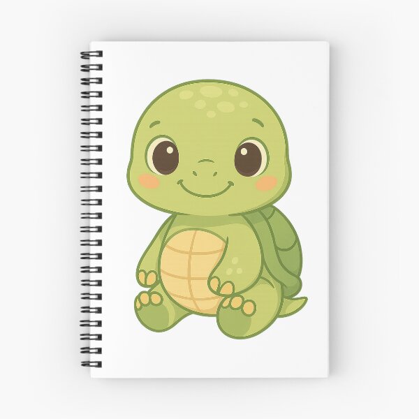 Item preview, Cute Baby Turtle – Kawaii Green Turtle Illustration designed and sold by the-dovlat.