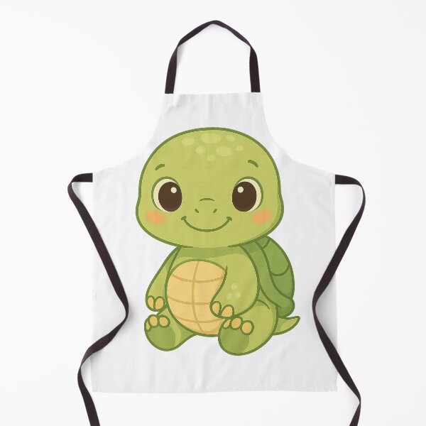 Item preview, Cute Baby Turtle – Kawaii Green Turtle Illustration designed and sold by the-dovlat.