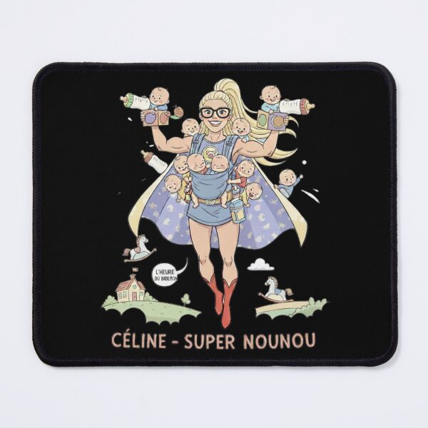 Item preview, Céline Super Nanny Gift - Funny Babysitter T-Shirt Humor designed and sold by Magounette.