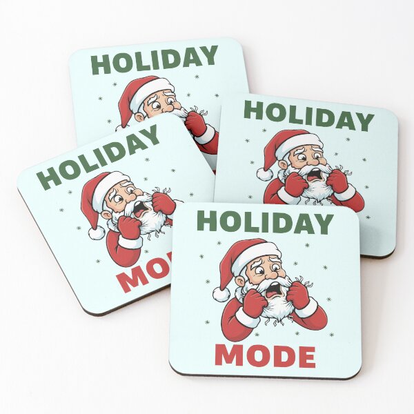 Item preview, Funny Holiday Mode Santa Christmas Design designed and sold by graphicnew.