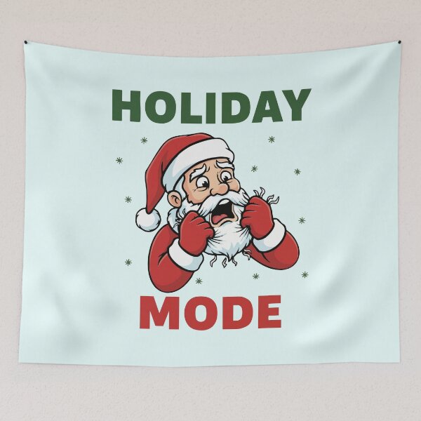 Item preview, Funny Holiday Mode Santa Christmas Design designed and sold by graphicnew.