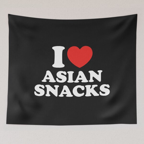 Artikelvorschau, Ich liebe asiatische Snacks. entworfen und verkauft von shitpostee.
