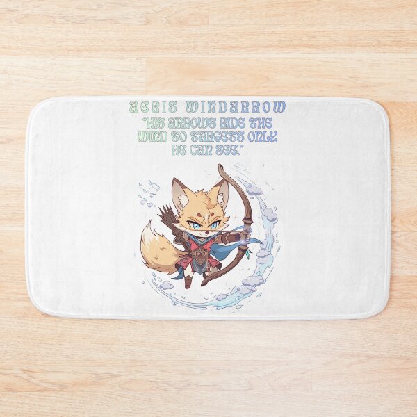 Item preview, Aeris Windarrow – Chibi Wind Archer Fox of Monzora  designed and sold by Monzora.