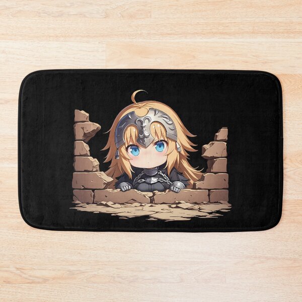 Item preview, Darc Jeanne D’Arc Fate Grand Order Chibi Peeking Knight Silver Armor Blue Eyes Game designed and sold by TorbenKuhano.