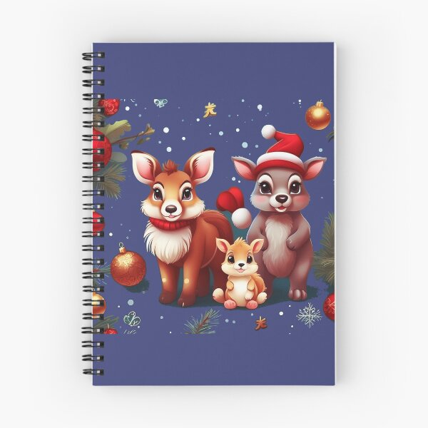 Item preview, cute animal Christmas vector art designed and sold by  Mudikeys.