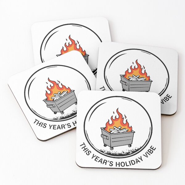 Item preview, Holiday Dumpster Fire Snow Globe – This Year’s Holiday Vibe designed and sold by Imaginationbeyond.