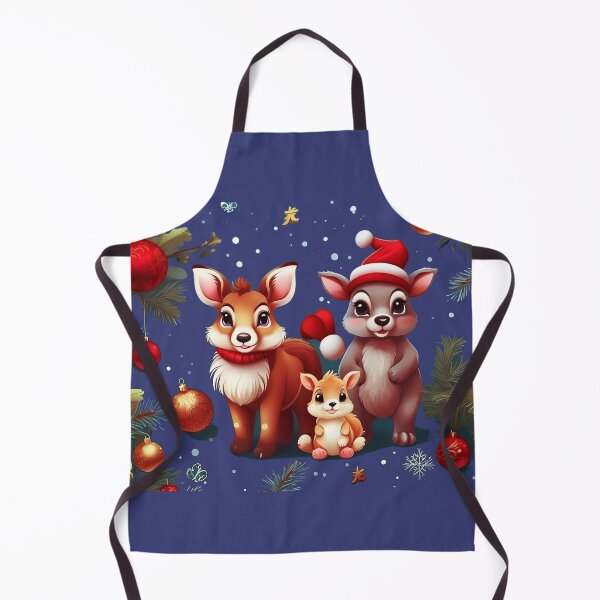 Item preview, cute animal Christmas vector art designed and sold by Mudikeys.