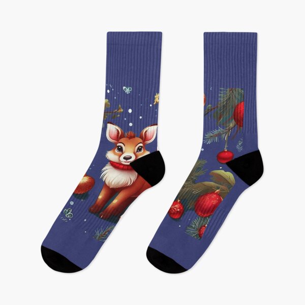 Artikelvorschau, niedliche Tier-Weihnachtsvektorgrafik entworfen und verkauft von Mudikeys.