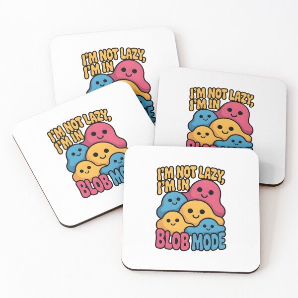 Item preview, Cute Colorful Blob Creatures – Funny “I’m In Blob Mode” Design designed and sold by FatCatCD.