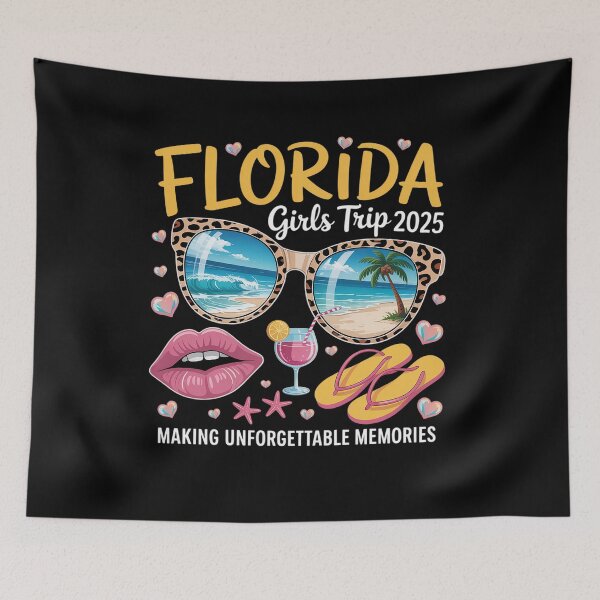 Item preview, Florida Girls Trip 2025 Beach Vibes Family Vacation designed and sold by RayhendersonArt.