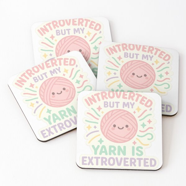 Item preview, Introverted but my yarn is extroverted  designed and sold by Iail Ioa.
