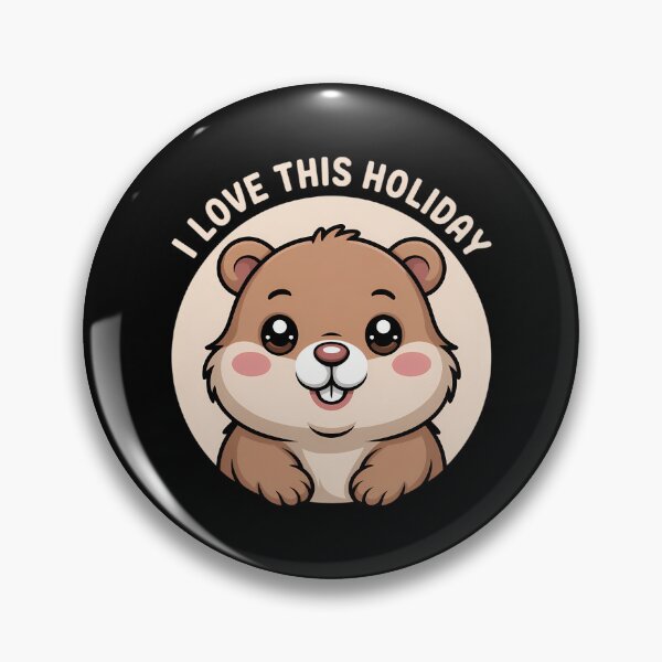 Item preview, Ground hog Holiday Happy groundhog day designed and sold by RipleMalphite.