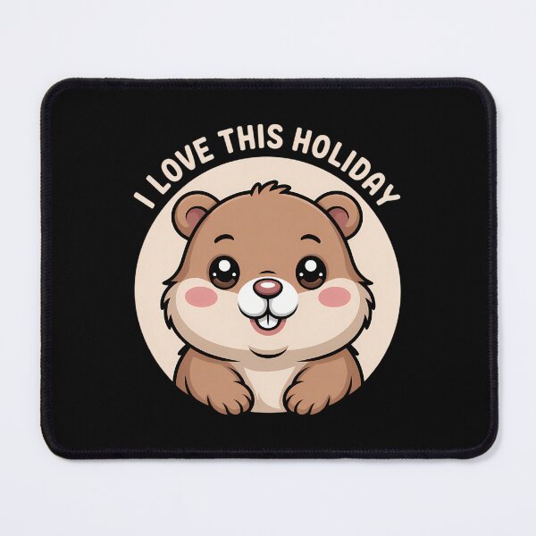 Item preview, Ground hog Holiday Happy groundhog day designed and sold by RipleMalphite.