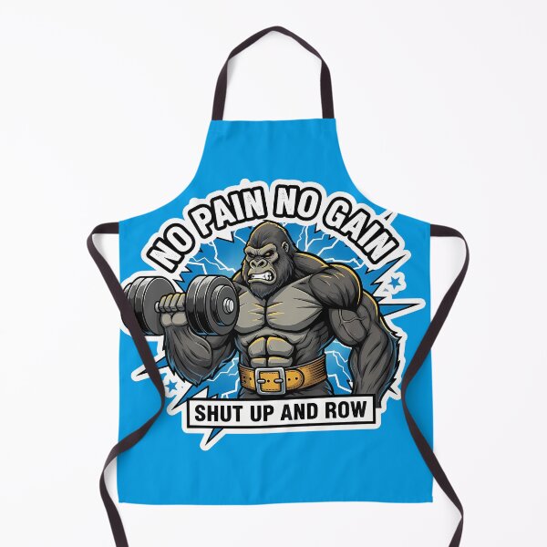 Item preview, No Pain No Gain Gorilla Gym Power designed and sold by Ekracreatives.