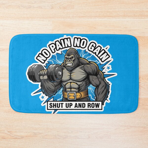 Item preview, No Pain No Gain Gorilla Gym Power designed and sold by Ekracreatives.