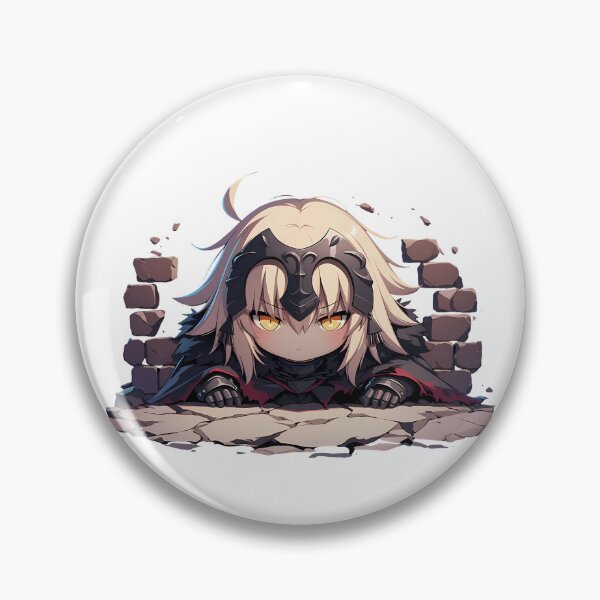 Item preview, Darc Jeanne D Arc Alter Peeking Chibi Style From Fate Grand Order Game designed and sold by TorbenKuhano.