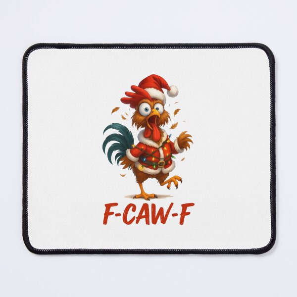 Item preview, F-Caw-F Christmas Chicken designed and sold by EmmitHegman.