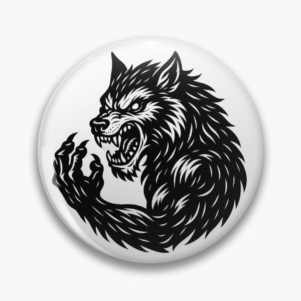 Item preview, Shadow Werewolf Sigil — MLOSA Dark Emblem designed and sold by MLOSA.